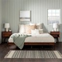 Ver imagem 4 de Base para Cama King Lunna 100% Madeira de Pinus Marrom/Walnut
