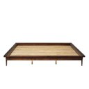 Ver imagem 2 de Base para Cama King Lunna 100% Madeira de Pinus Marrom/Walnut