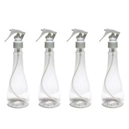 4 Frascos Borrifador Pulverizador 250ml Spray Alcool Limpeza - 1