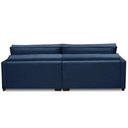 Ver imagem 7 de Sofá Retrátil e Reclinável 2,30m Karina Veludo Azul Madelina Decor