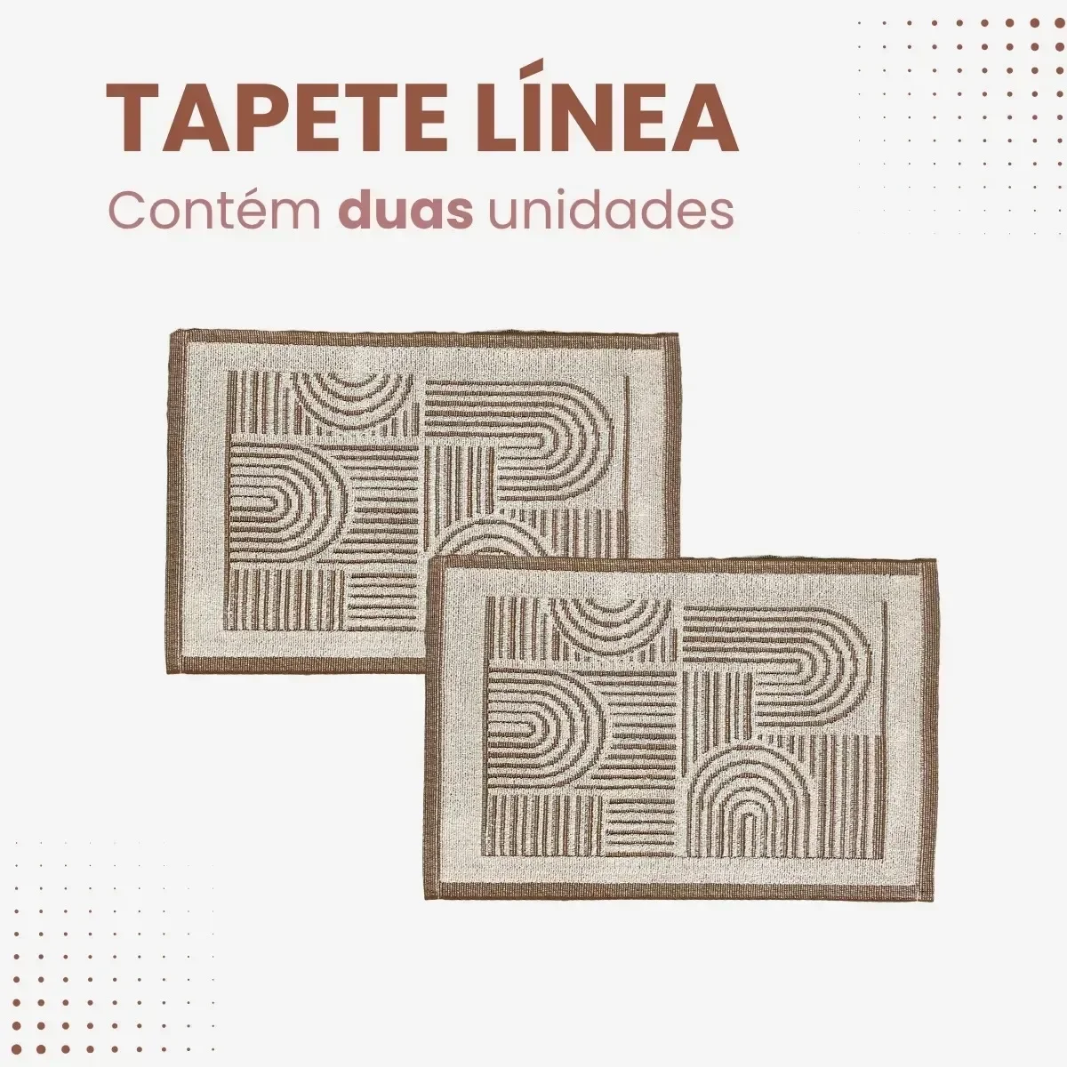 Ver imagem 6 de Tapete Porta Nazca / Línea Luxo 50x80cm Capacho Entrada:cinza