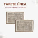 Ver imagem 6 de Tapete Porta Nazca / Línea Luxo 50x80cm Capacho Entrada:cinza