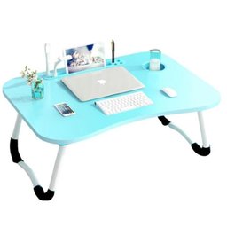 Mesa para Notebook Dobrável Mdf Articulada com Usb Luz Copo - 2