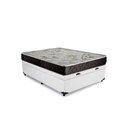 Ver imagem 4 de Cama Box Baú Casal Colchão Gold Espuma D33 Acolchões + Box Sintético 59x138x188 Cor:Branco