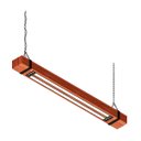 Ver imagem 4 de Pendente Led Pólux 48w 4800lm Bivolt em Madeira Maciça com Corrente