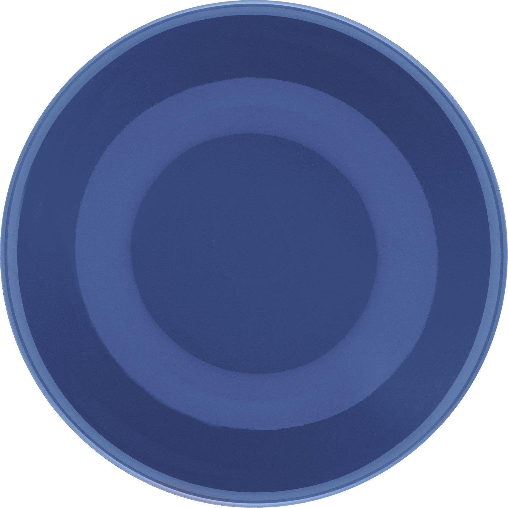 Kit 2 Pratos Fundos Unni Blue Oxford Cerâmica 20,5Cm - 1