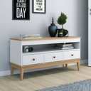Ver imagem 1 de Rack 120cm Colonial X 3 Gavetas Branco