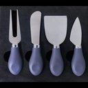 Ver imagem 1 de Conjunto Jogo para Queijo Premium 4 Peças Gourmet Mesa Posta