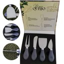 Ver imagem 7 de Conjunto Jogo para Queijo Premium 4 Peças Gourmet Mesa Posta