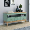 Ver imagem 1 de Rack 120cm Colonial X 3 Gavetas Verde