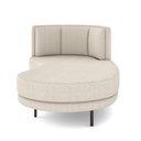 Ver imagem 7 de Sofá Chaise Longue Sala de Estar Living Lucca Direito D02 Bouclê Creme B-54 - Lyam Decor