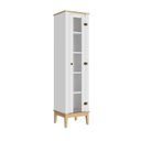 Ver imagem 2 de Cristaleira - Colonial 450cm x 1800cm x 405cm 1 Porta Branco/Mel