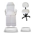 Ver imagem 1 de Kit Podologia Básico Maca Cadeira e Mocho Bandejas