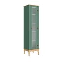 Ver imagem 2 de Cristaleira - Colonial 450cm x 1800cm x 405cm 1 Porta Verde/Mel/Oliva