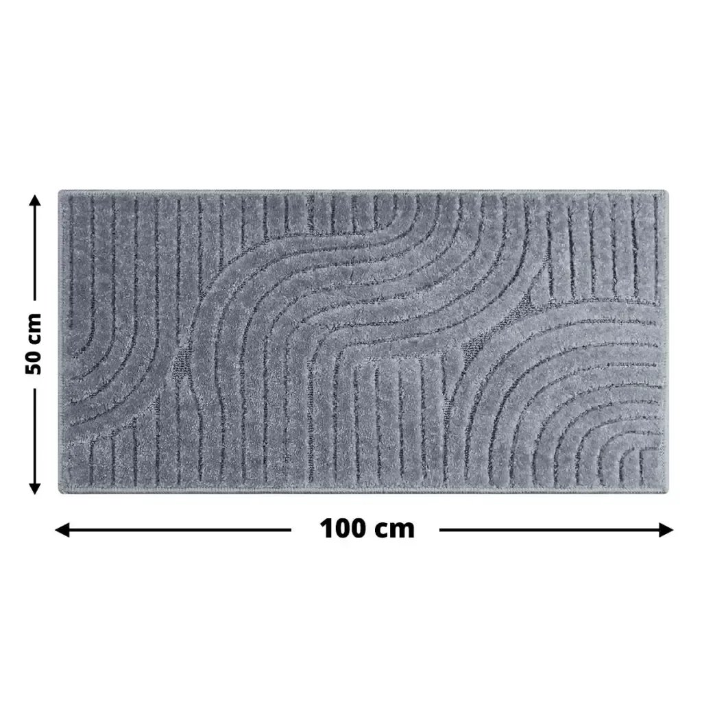 1 Tapete Banheiro Antiderrapante Grande 50x100 Js Sd M52 - 7