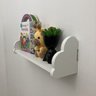 2 Prateleiras Nuvem Colorida Quarto Decoração Infantil 60cm:branco - 3