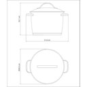 Ver imagem 4 de Caldeirão Tramontina Allegra em Aço Inox com Fundo Triplo 24 Cm 7,5 L Tramontina