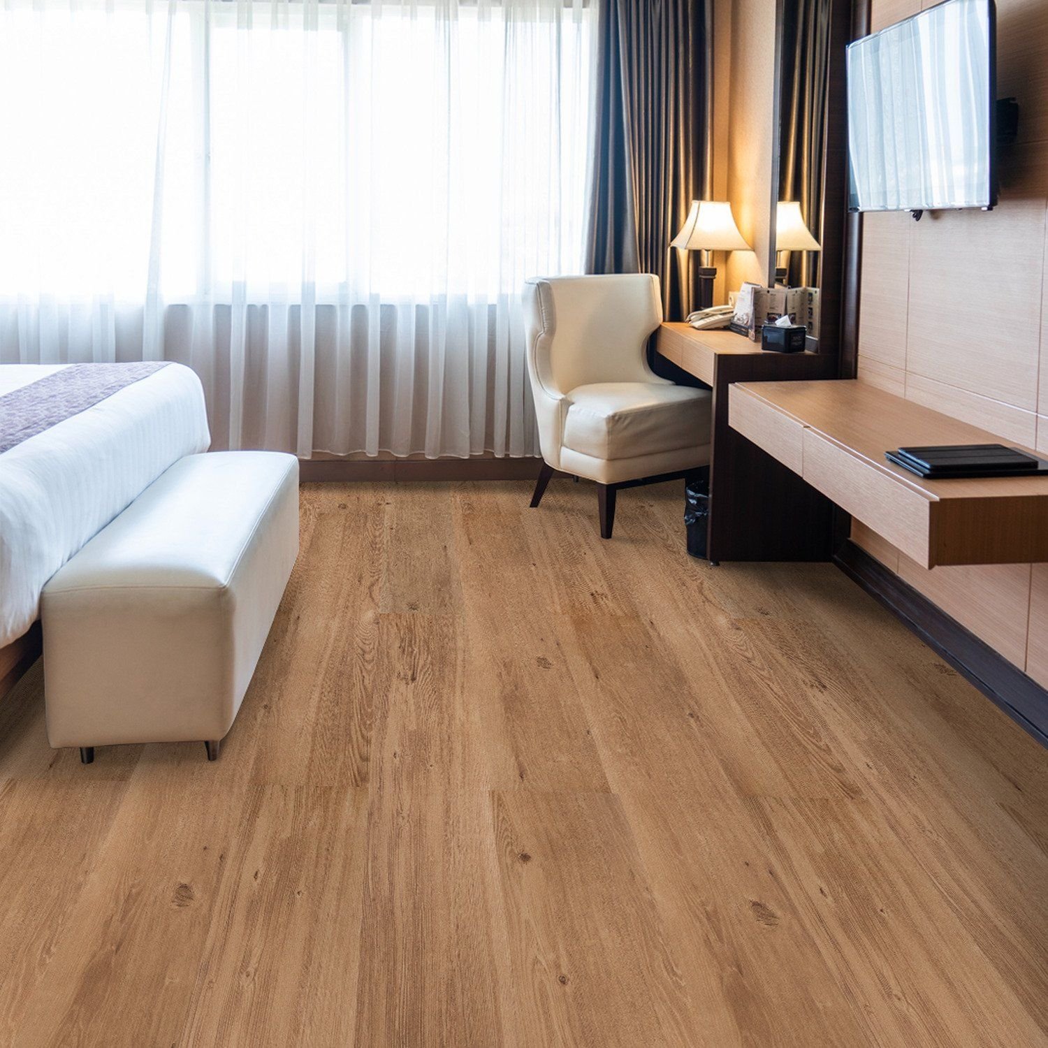 Piso Vinílico Colado Régua Eco Hard 3mm Ecomex Brasil | MadeiraMadeira