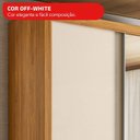 Ver imagem 4 de Guarda-Roupa Casal com Espelho 2 Portas de Correr e 3 Gavetas 100% MDF London Prime Ii