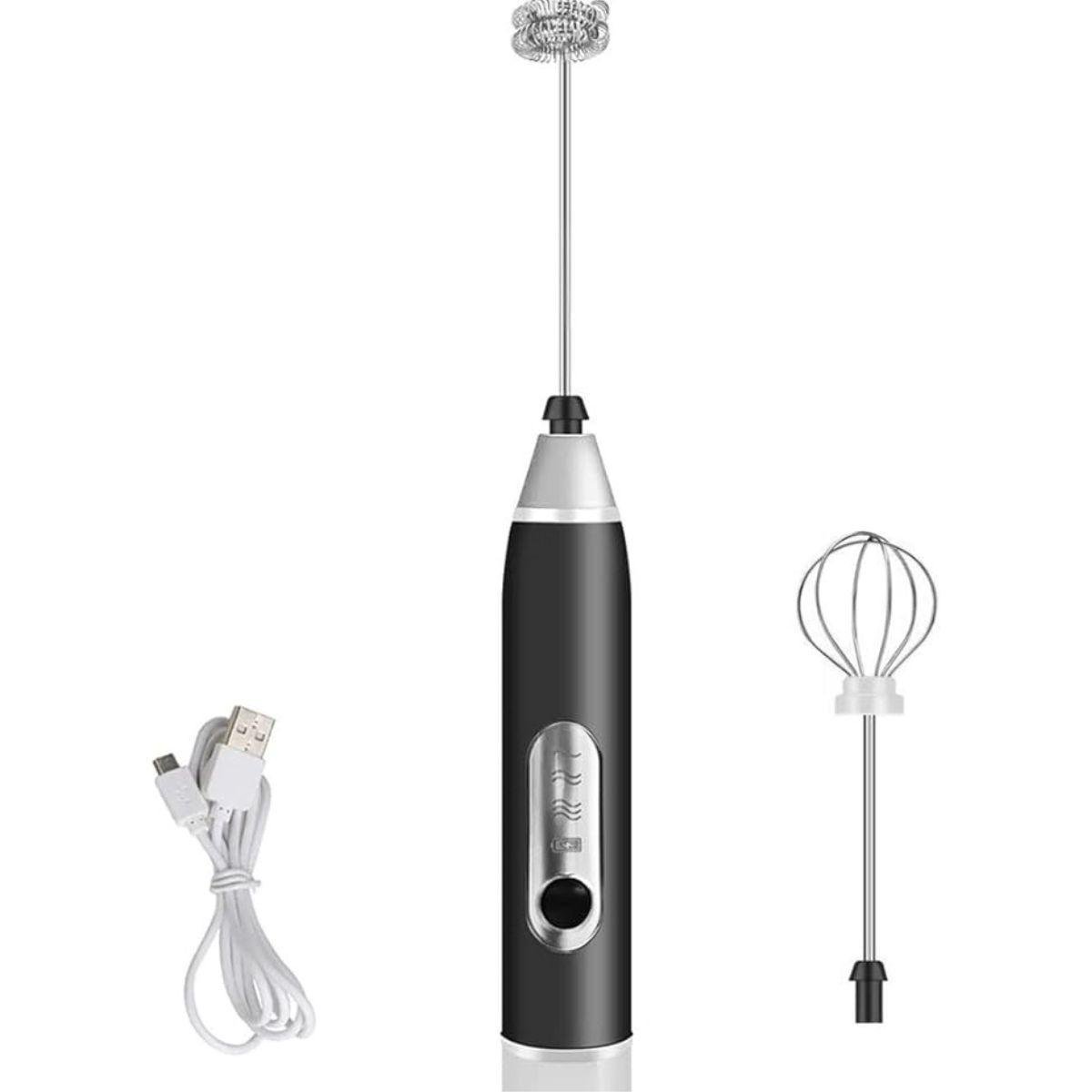 Batedor Misturador Mixer Elétrico 2x1 Bebidas Leite Café - 3