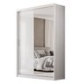 Guarda-roupa Solteiro com Espelho 2 Portas de Correr e 4 Gavetas 100% MDFLondon - 10