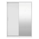 Ver imagem 3 de Guarda-Roupa Casal com Espelho 2 Portas de Correr e 4 Gavetas 100% MDF London Branco