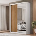 Ver imagem 2 de Guarda-roupa 2 Portas Correr 4 Gavetas London