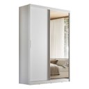 Ver imagem 7 de Guarda-Roupa Casal com Espelho 2 Portas de Correr e 3 Gavetas 100% MDF London Branco