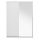 Ver imagem 6 de Guarda-Roupa Casal com Espelho 2 Portas de Correr e 3 Gavetas 100% MDF London Prime Ii Branco