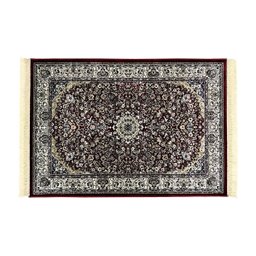 1 Tapete Belga Sala de Estar Sofá Grande Es Cl 200 X 250 D1 - D1cla Vermelho Branco Preto - Classico - 6