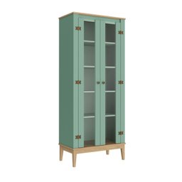 Cristaleira - Colonial 750cm X 1800cm X 410cm 2 Portas - 2