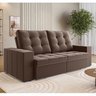 Sofá Retrátil e Reclinável 3 Lugares 200cm Bahamas Espresso Móveis - 2