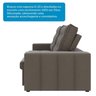 Sofá Retrátil e Reclinável 3 Lugares 200cm Bahamas Espresso Móveis - 8