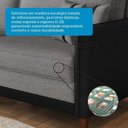 Ver imagem 6 de Sofá Living 3 Lugares 212cm Manágua Yescasa