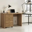 Ver imagem 5 de Gaveteiro Auxiliar Office Escritório Home Office 4 Gavetas com Rodízios Edecasamóveis