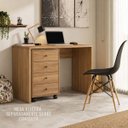 Ver imagem 4 de Gaveteiro Auxiliar Office Escritório Home Office 4 Gavetas com Rodízios Edecasamóveis