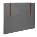 Ver imagem 3 de Cabeceira Pietro 90cm para Cama Box Solteiro Bouclê - Sofa Store:bouclê Cinza Grafite