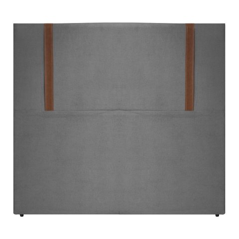 Cabeceira Pietro 90cm para Cama Box Solteiro Bouclê - Sofa Store:bouclê Cinza Grafite