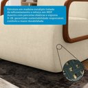 Ver imagem 4 de Poltrona Decorativa Orgânica com Braço em Madeira Caicos Yescasa