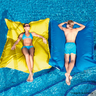 Capa Puff Flutuante Piscina:amarelo - 5