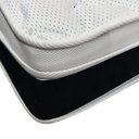 Ver imagem 6 de Cama Box Baú Casal + Colchão Espuma D45 Castor Black White Double Face 138x188x69cm