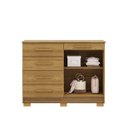 Ver imagem 3 de Cômoda Sapateira 5 Gavetas Sirius - Aurum:nature