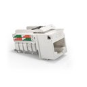 Ver imagem 1 de Conector Jack Femea Rj45 Cat.6 T568a-b - Branco 35050424g