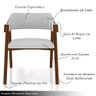 Conjunto Mesa de Jogos Carteado Bellagio Tampo Reversível Verde e 4 Cadeiras Madeira Poker Base Cone - 5