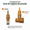 Ver imagem 3 de Mecanismo para Registro de Pressão Docolbase 1/2 Volta Sentido Anti-Horário