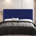 Ver imagem 2 de Cabeceira Cama Box Casal Queen Size Parisis 160cm Veludo Azul - Desk Design