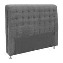 Ver imagem 1 de Cabeceira para Cama Box Casal 140 Cm Ana Cinza Suede - Estopar