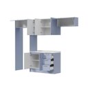 Ver imagem 7 de Cozinha Modulada 5 Peças 3 Aéreo 1 Balcão com Tampo 1 Kit Lateral Marselha Cabecasa Madeiraoriginals