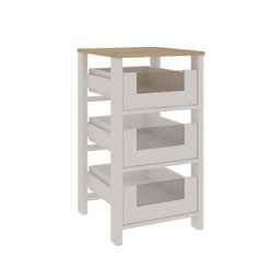 Armário Fruteira para Cozinha com Cestos com Detalhes em Vidro - 2