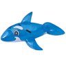 Boia Baleia AZUL Inflável INFANTIL105100 1,57M X 94CM Bote Transparente ALÇA Piscina Praia Crian - 1